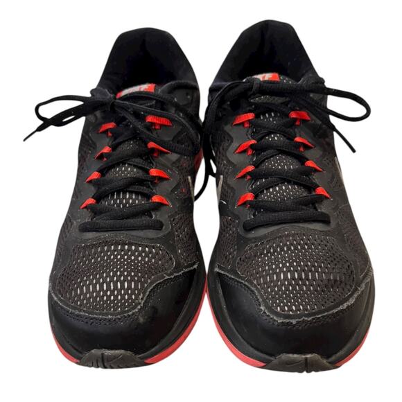 Nike Men’s Dual Fusion Run 3 Black Red 653596 003 Sneakers Trainers Size 7 - Picture 4 of 6